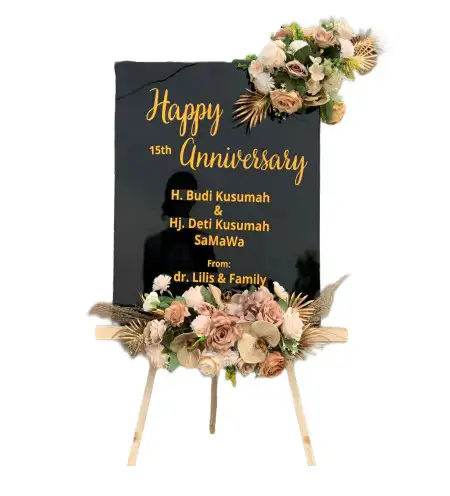 Papan Bunga Akrilik Tumbang Titi