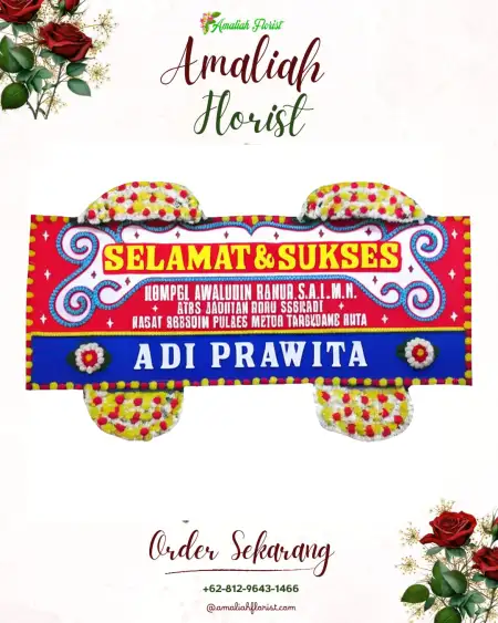 Papan Bunga Ucapan Selamat Tumbang Titi