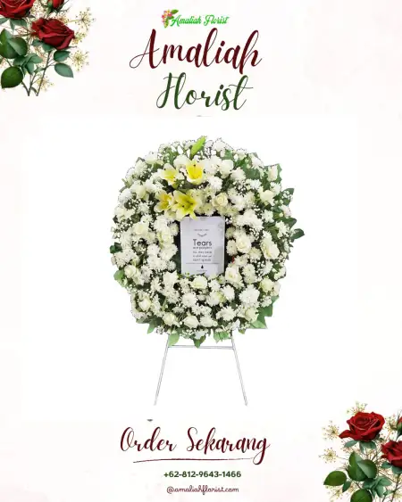 Krans Bunga Duka Tumbang Titi